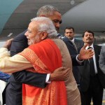 Obama with Modi in Delhi