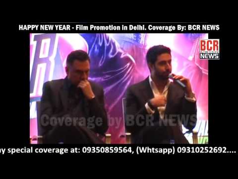 Happy New Year || Shahrukh Khan || Dipika Padukone Film Promotion in Delhi || Coverage by BCR NEWS