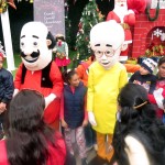 Motu patlu posing with the fans at ChristmasCarnival