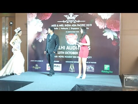 Miss & Mrs. India Asia Pacific 2019 Audition in Delhi Live on BCR News