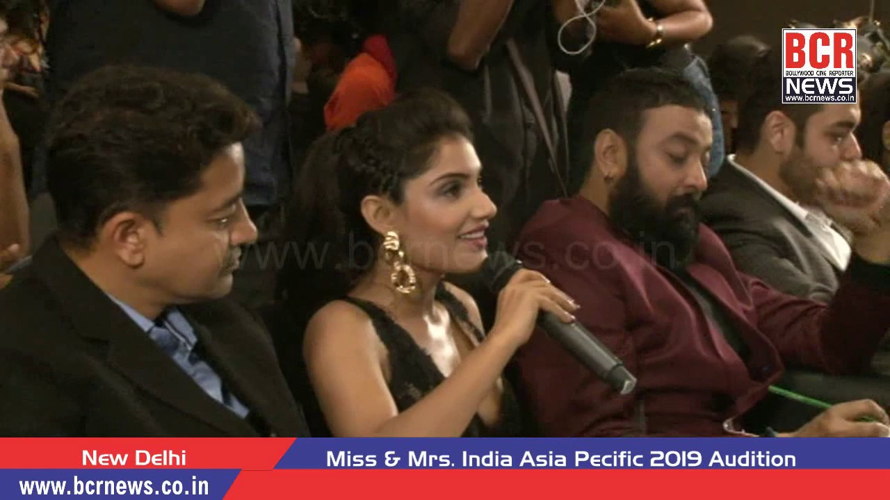 Miss & Mrs India Asia Pacific 2019 Audition in Delhi, Santosh Shukla, Ishita Raj Sharma on BCR News