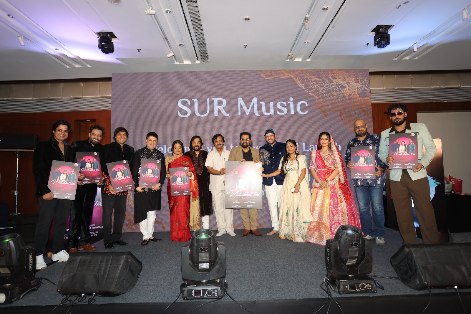 Hariharan Pt.Hariprasad Chaurasia, Ashish Shelar and Javed Ali Unite for Global Launch of Rajeev Mahavir’s ‘SUR Music’ Label (4)